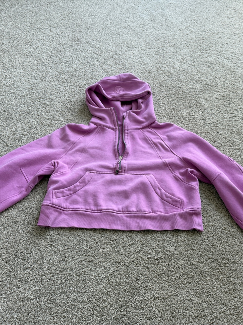 lululemon athletica Lavender Half-Zip Hoodie